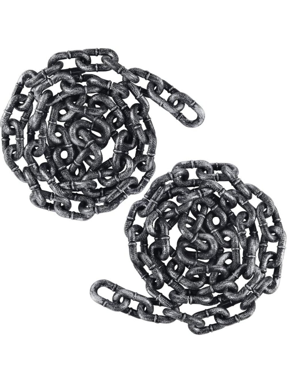2 Pcs 6FT Halloween Plastic Chains - Spooky Decor for Parties & Haunted Houses